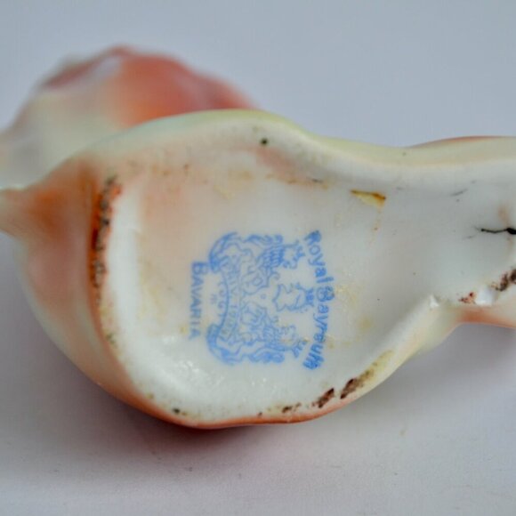 Royal Bayreauth Bavaria Flounder Orange Fish Creamer Blue Mark RARE Vintage - Picture 9 of 9